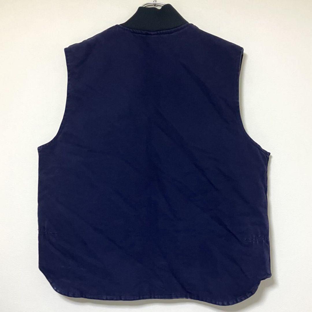 90s USA製 カーハートダックベスト VQ182 STUSSYネイビー/XL - メルカリ