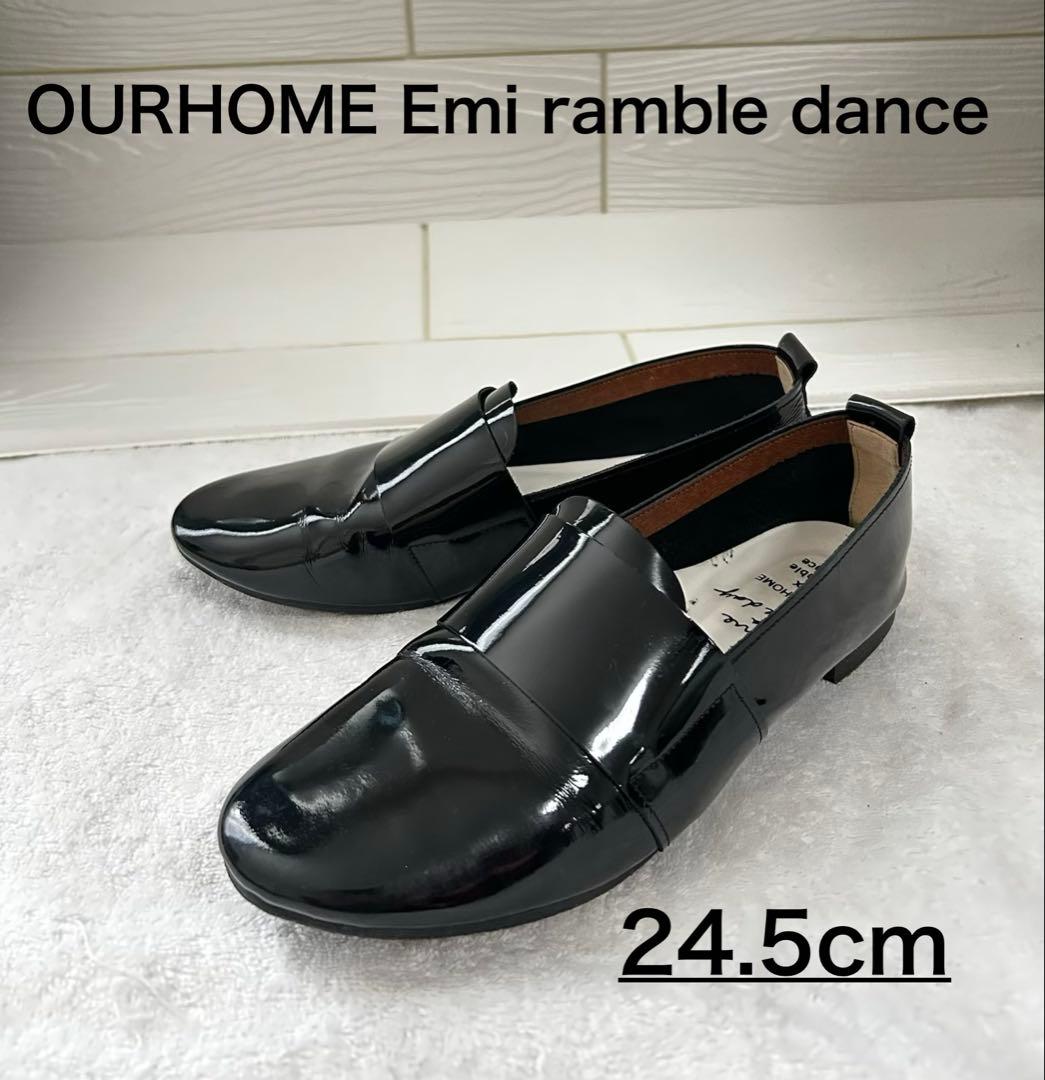 りんごりんご！OUR Emi ランブルダンス レザー スリッポン 累計3300足売れ！／大人気の「Emiさん×ランブルダンス レザー