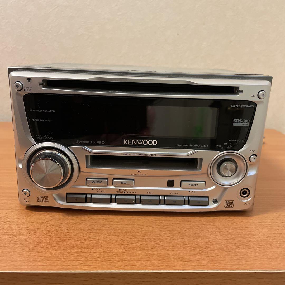 ケンウッド MD/CD カーオーディオ DPX-55MD - メルカリ