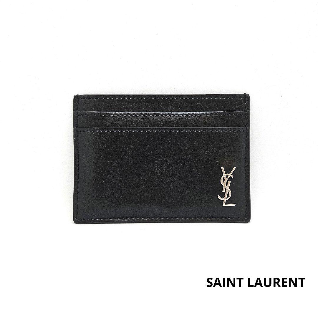 SAINT LAURENT サンローラン カードケース ブラック 黒 SAINT LAURENT サンローラン カードケース タイニー カサンドラ