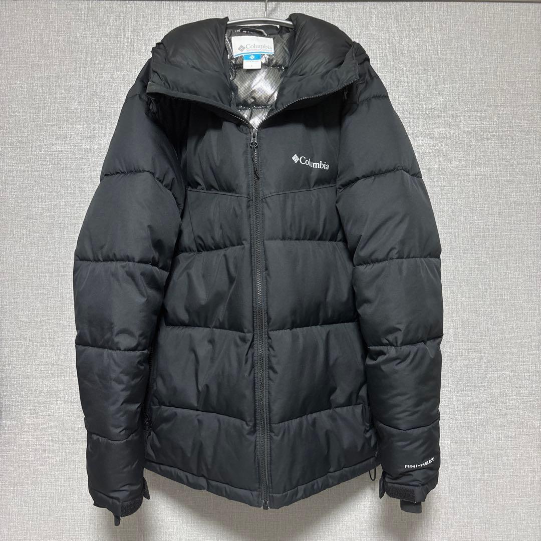 Columbia ブラック ダウンジャケット L - メルカリ