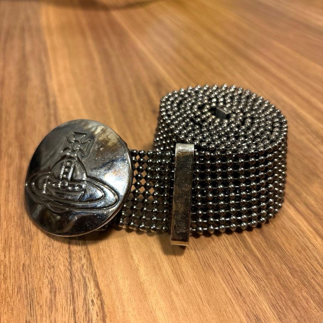 Vivienne westwood シルバーベルト ボールチェーン 希少品