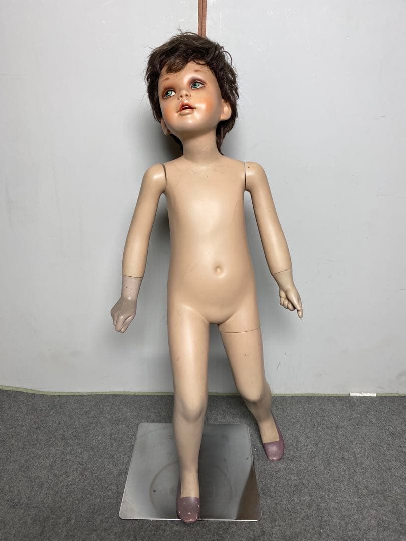 稀有品子供マネキン・男子・限定品・お化け屋敷 子供フレキシブルマネキン（ウレタン可動式）ジュニア 男 SM054-E160B