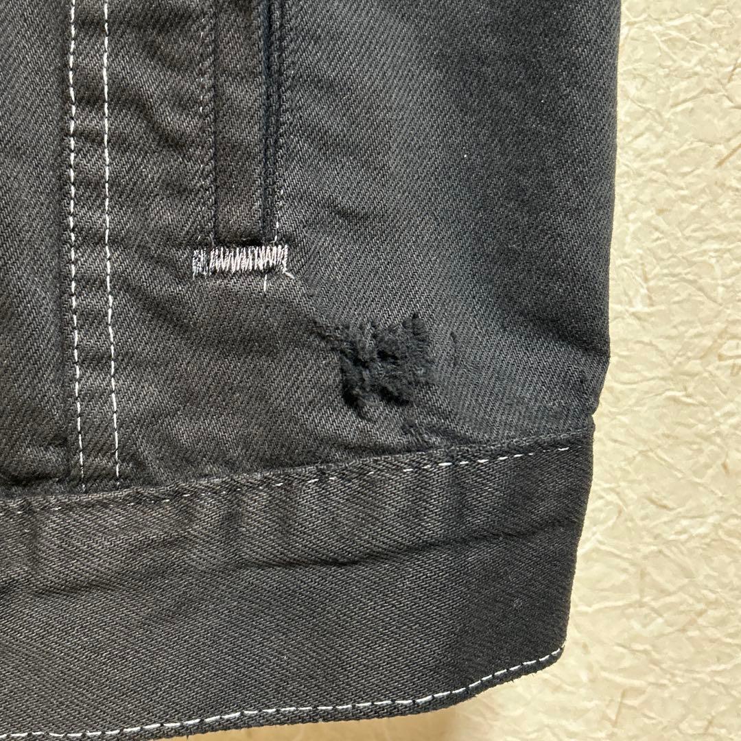 Levi's USA製 デニム ベスト ブラック 後染め 70506 M位 - メルカリ