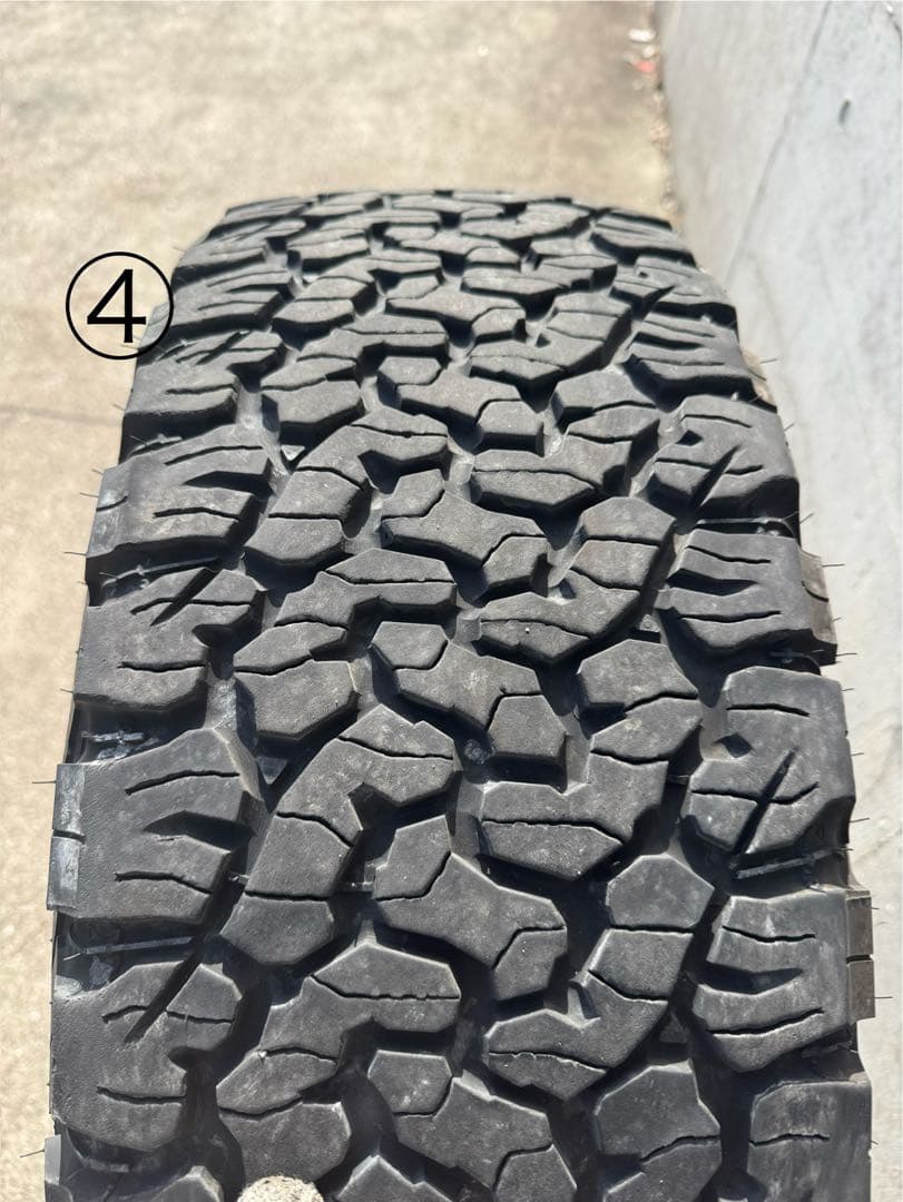 FJクルーザー　タイヤセット　BFグットリッチKO2 265/70/R17