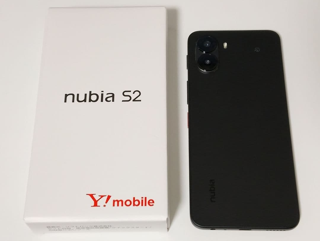 ZTE nubia S2 ブラック A504ZT Y!mobile nubia S2 A504ZT ブラック【Y!mobile版 SIMフリー】|中古