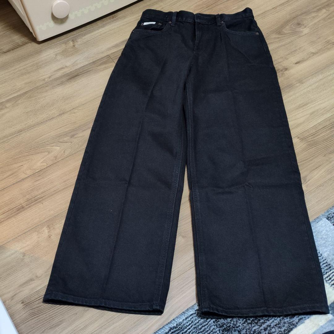 颯*様 本日最終〜新品！  ☆Baggy ブラックデニムパ セール】スーパーバギーデニム ブラック（デニムパンツ）｜GAP