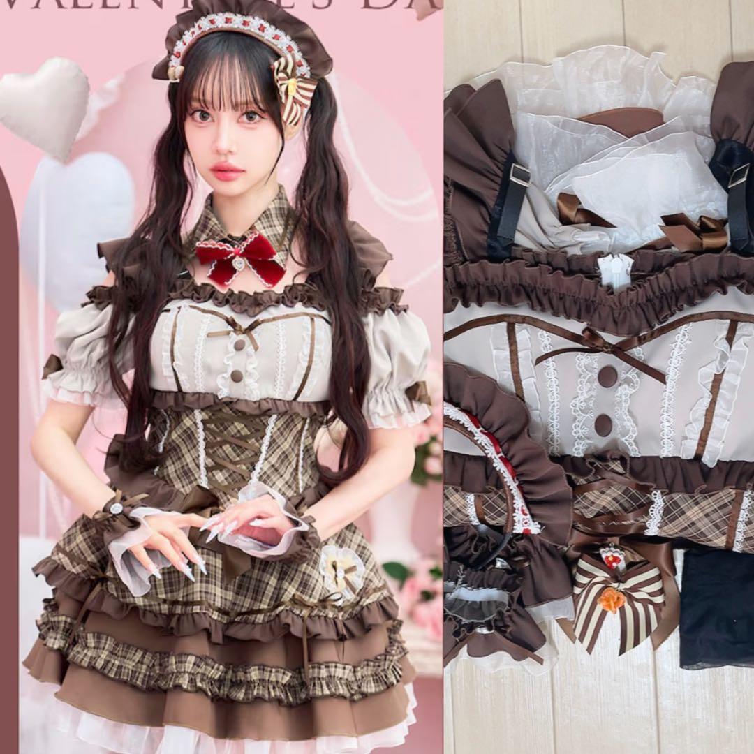 ショコラモカミルフィーメイド《コスプレ10点セット》マリームーン