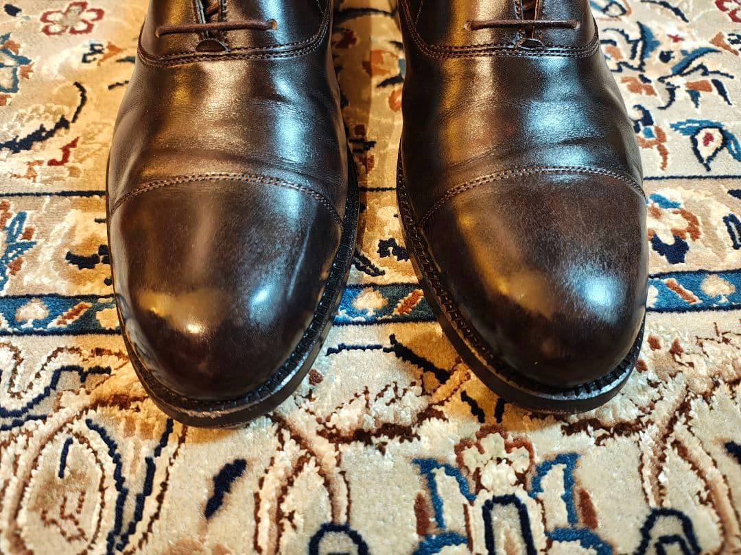 VASS alt english ミュージアムカーフストレートチップ40.5