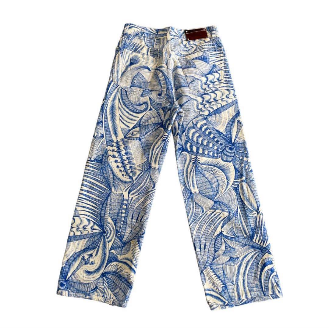 dries van noten 18aw アウトサイダー柄 パンツ - メルカリ