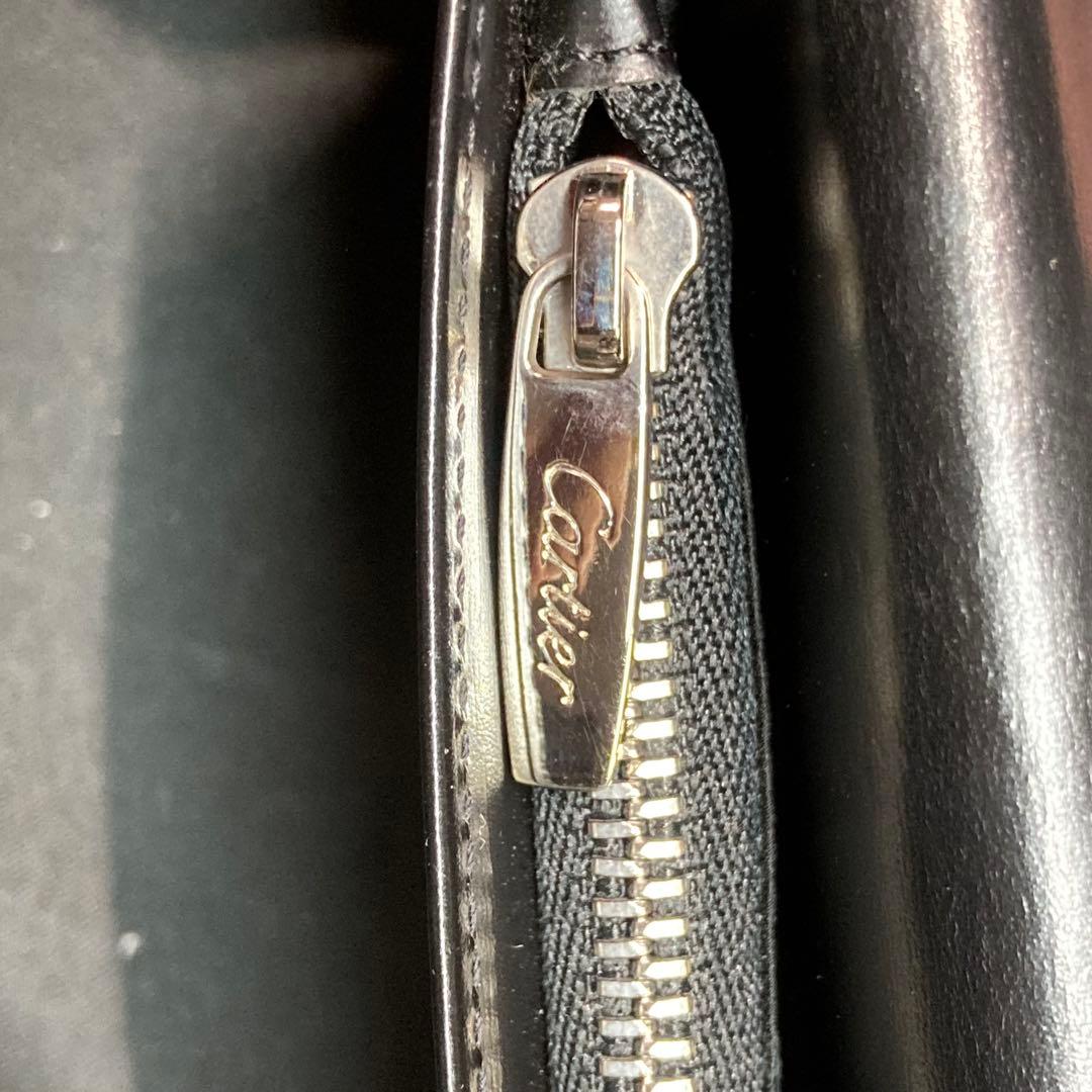 《カルティエ》長財布 Cartier ブラック