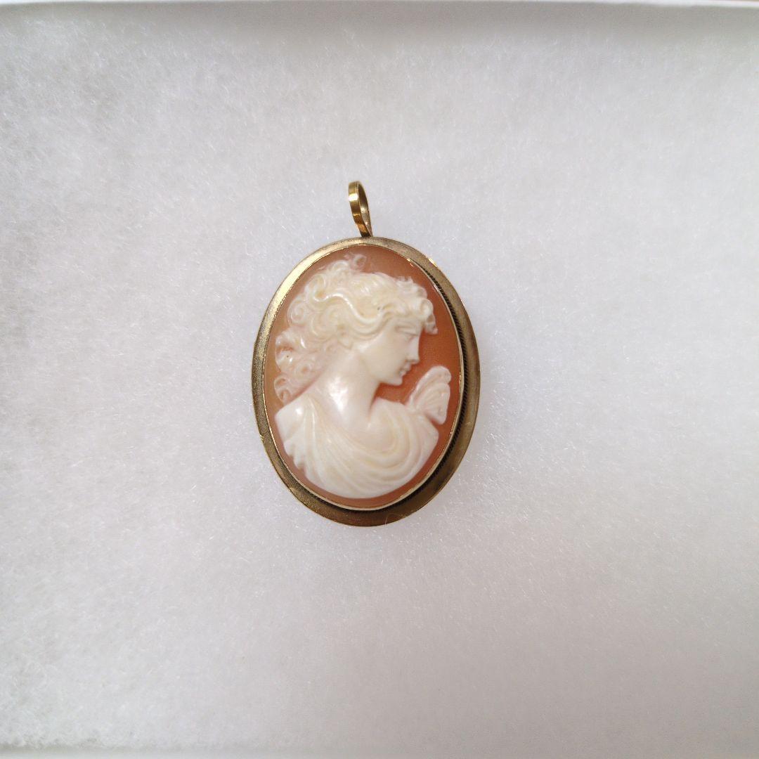 カメオ　ブローチ　ペンダントトップ　2WAY 〈750〉刻印あり 銘ありのカメオのブローチは必ず高くなる？ 静岡県のお客様 - 買取の