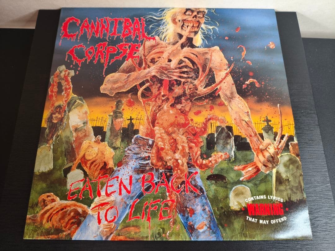 90年UK Cannibal Corpse Eaten Back to Life Cannibal Corpse - Eaten Back to Life (1990)