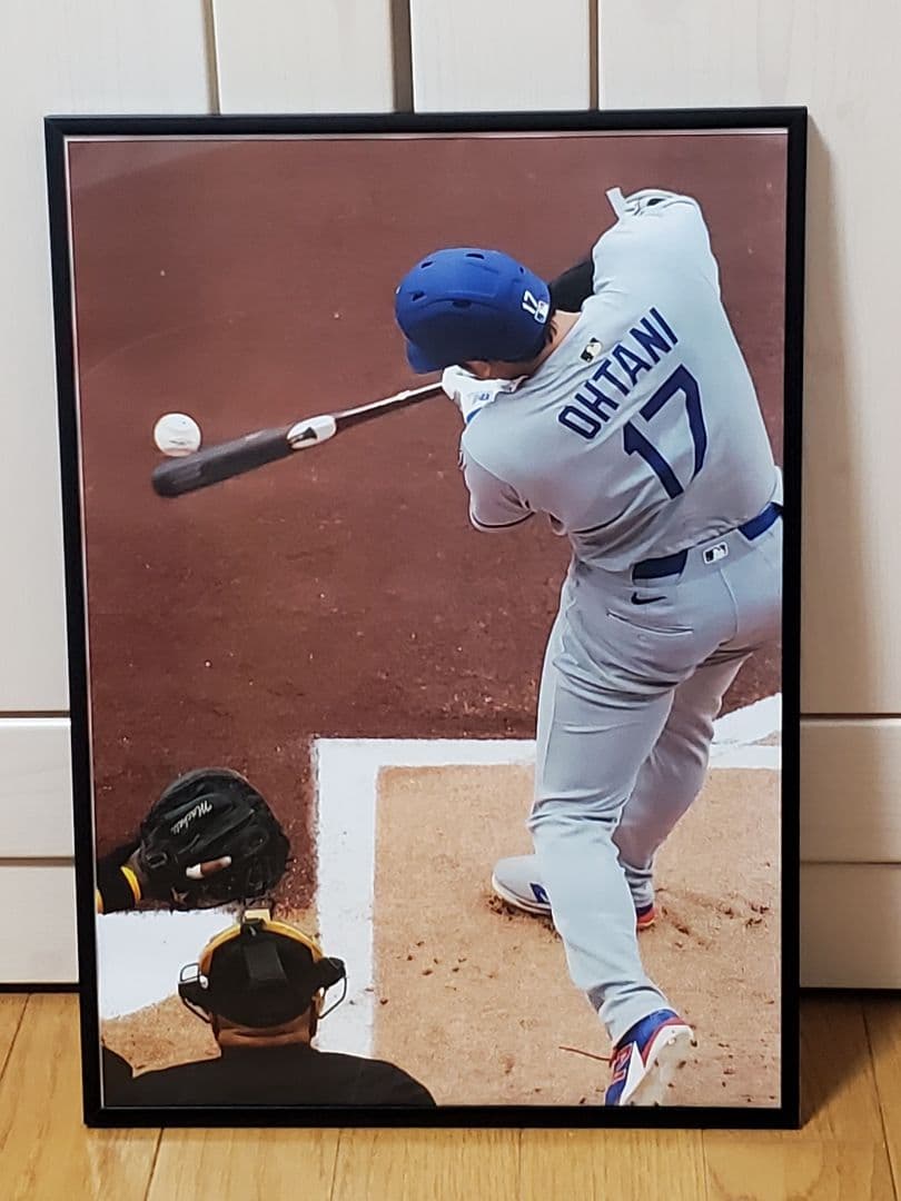 ベニー様専用 ドジャース大谷翔平 MLB！A3ポスターフレーム付き①セット