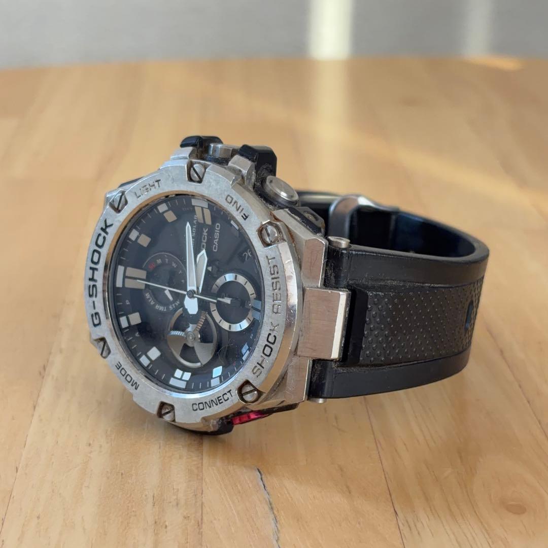 時計 G-SHOCK GST-B100-1AJF GSTB100-1A | Black G-STEEL Men's Watch G-SHOCK | CASIO