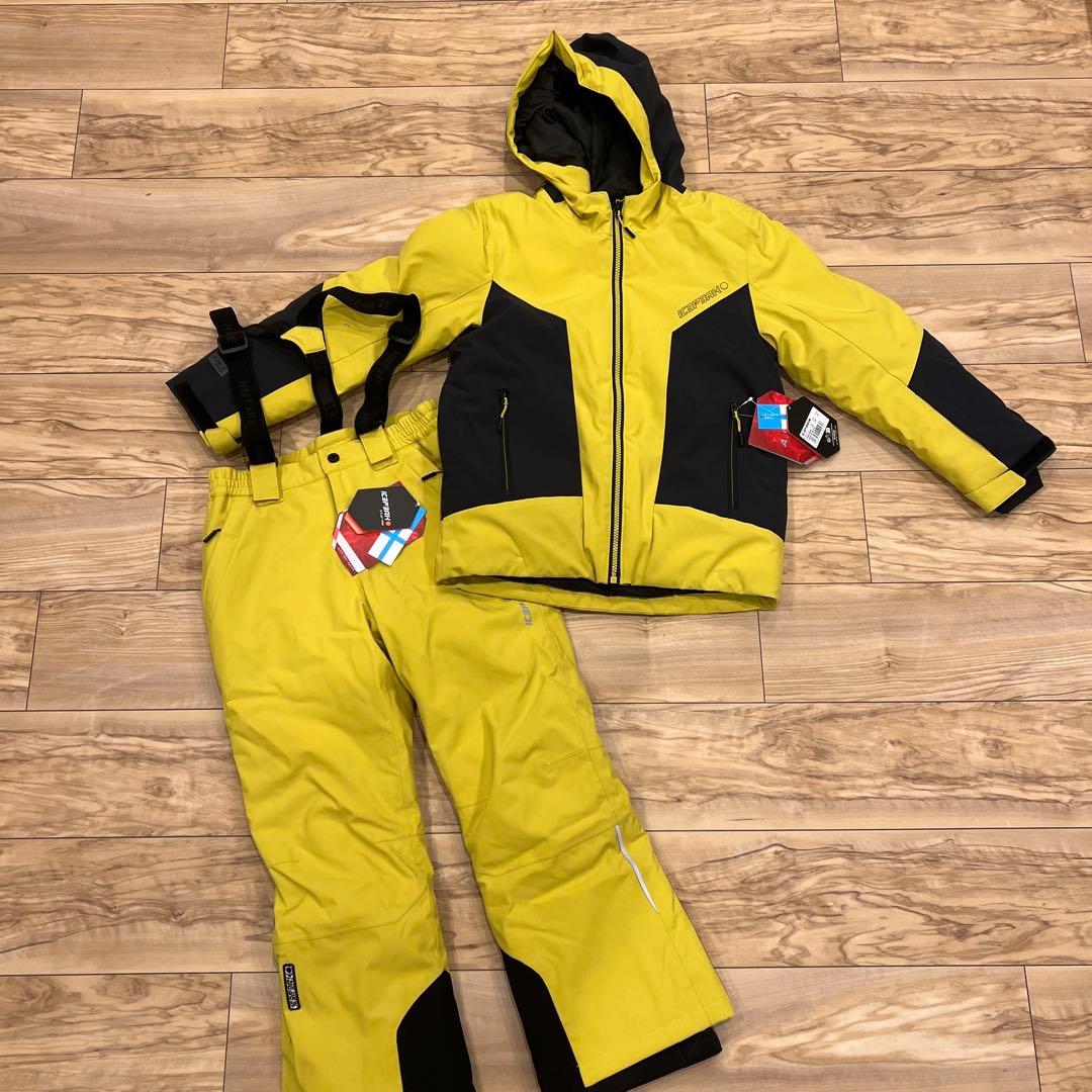 新品　アイスピーク　スキーウェア　スノーボードウェア　140cm セット　上下 ICEPEAK（アイスピーク） スキーウェア 上下セット メンズ SNOW JK+