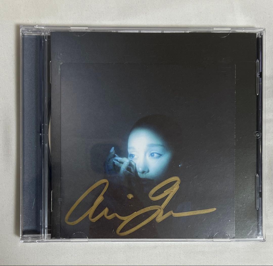 直筆サイン入り アリアナグランデ 「エターナル サンシャイン」 CD 直筆サイン入り アリアナグランデ 「エターナル サンシャイン