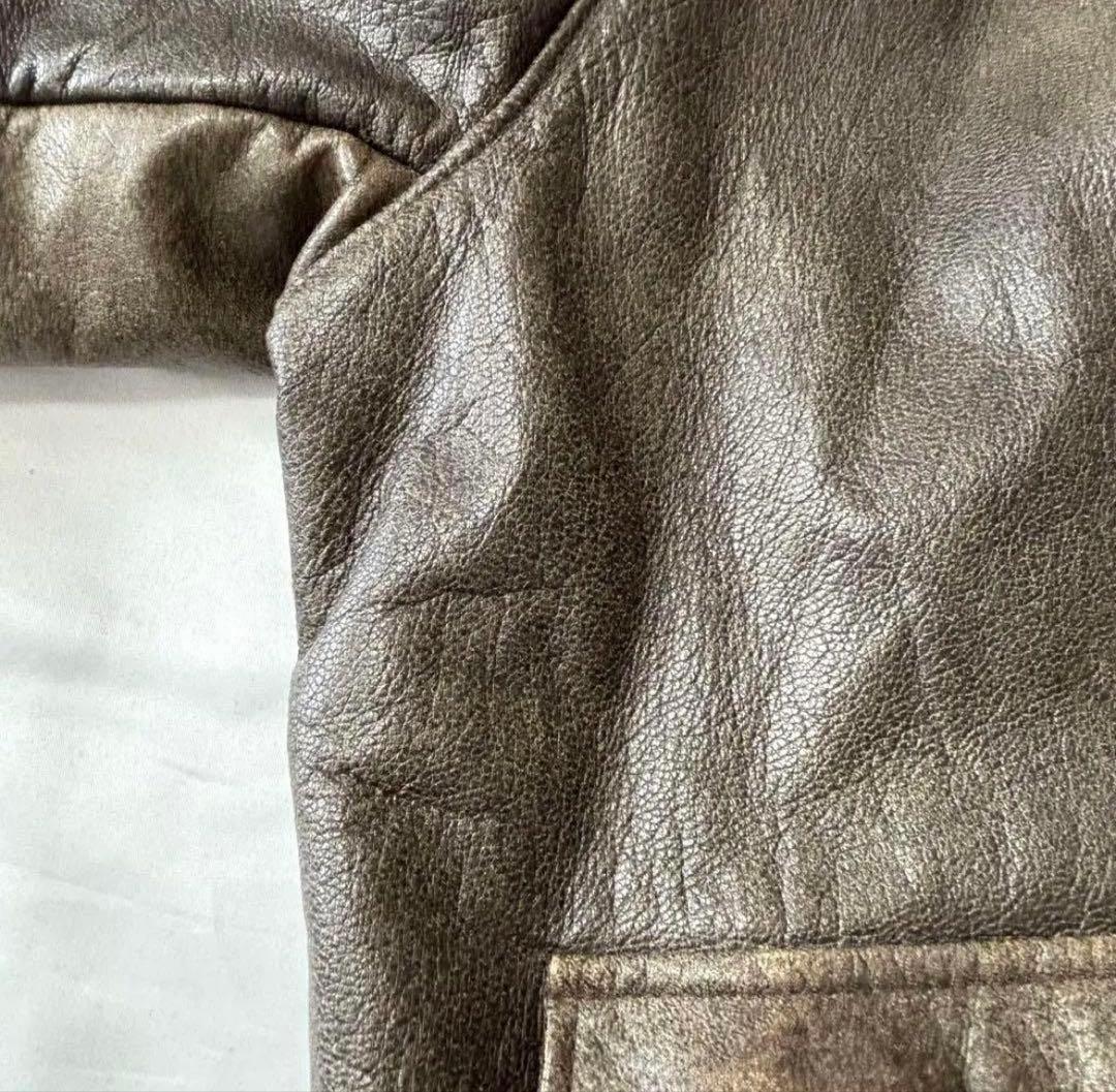 L.L.Bean A-2 本革 レザージャケット　80s