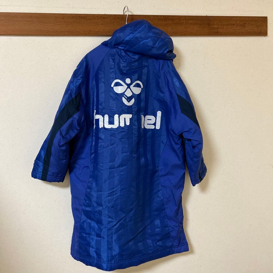 hummel ベンチコート青 120cm - メルカリ