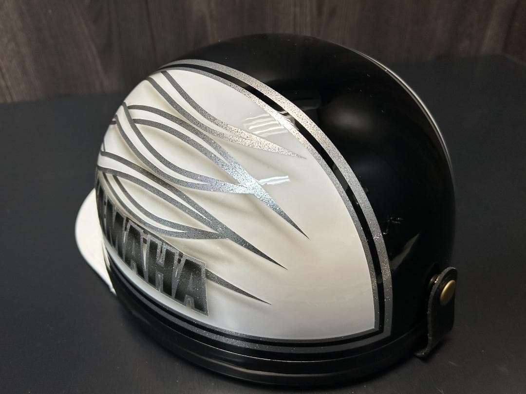 三つボタン‼送料込！！カスタムコルク半 ヤマハ 黒白 ラメ最安値242