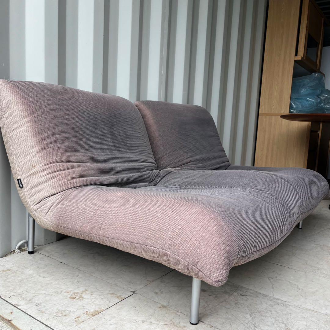 取付無料！リーンロゼ カラン ファブリックリクライニング式2人掛け