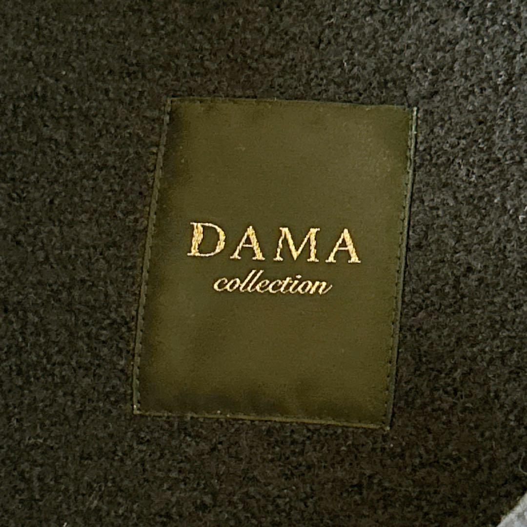 未使用タグ付☆ダーマコレクション ウール ロングダッフルコート 牛革