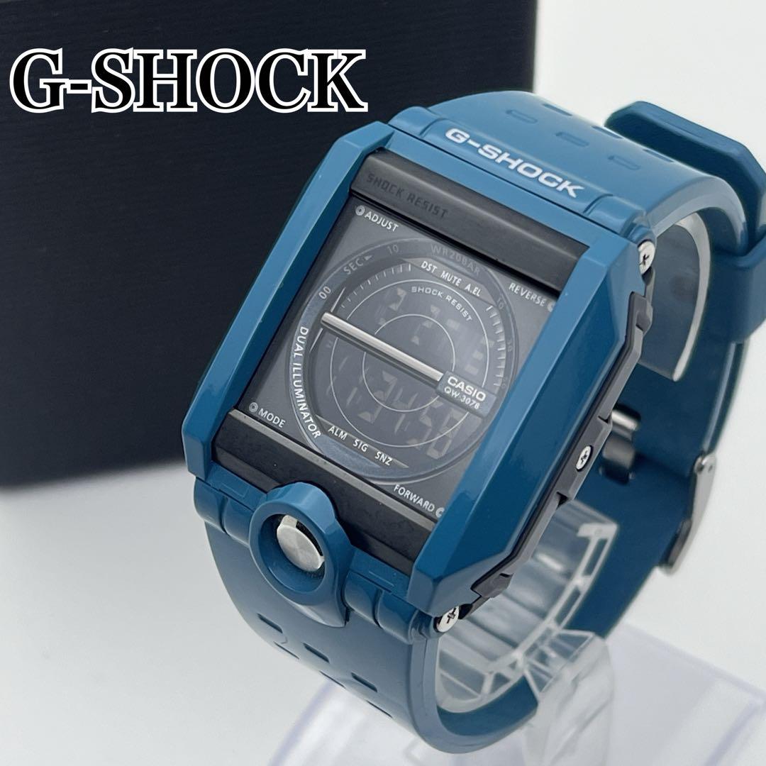 【レア色/廃盤品】CASIO カシオ G-SHOCK G-8100 スクエア 青 G-8100-1JFサポートページ | CASIO