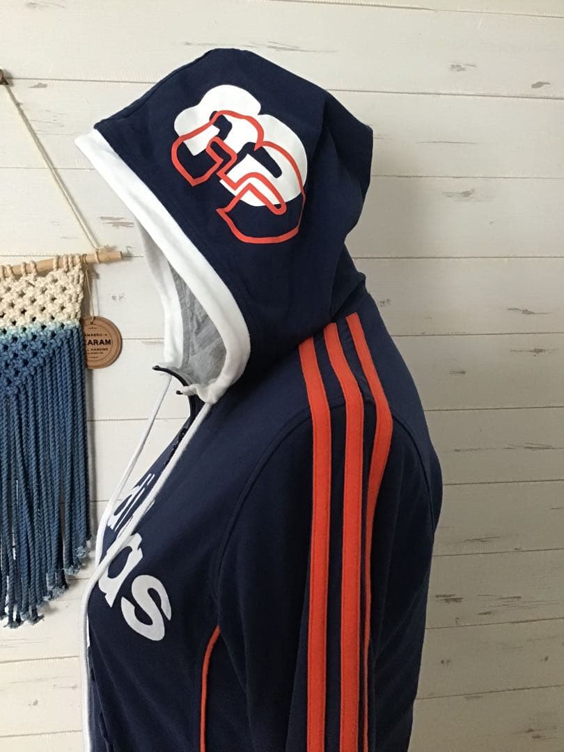 ☆old adidas☆Y2K 平成ギャル グランジ スポーツ パーカー - メルカリ