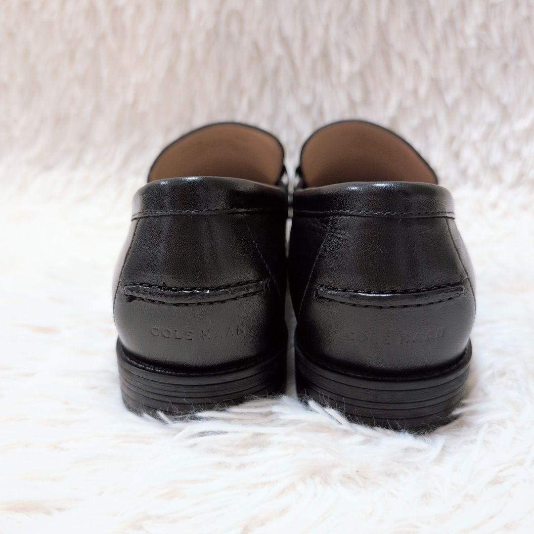 【極美品】コールハーン スタッシ チェーン ローファー ブラック 23.5cm