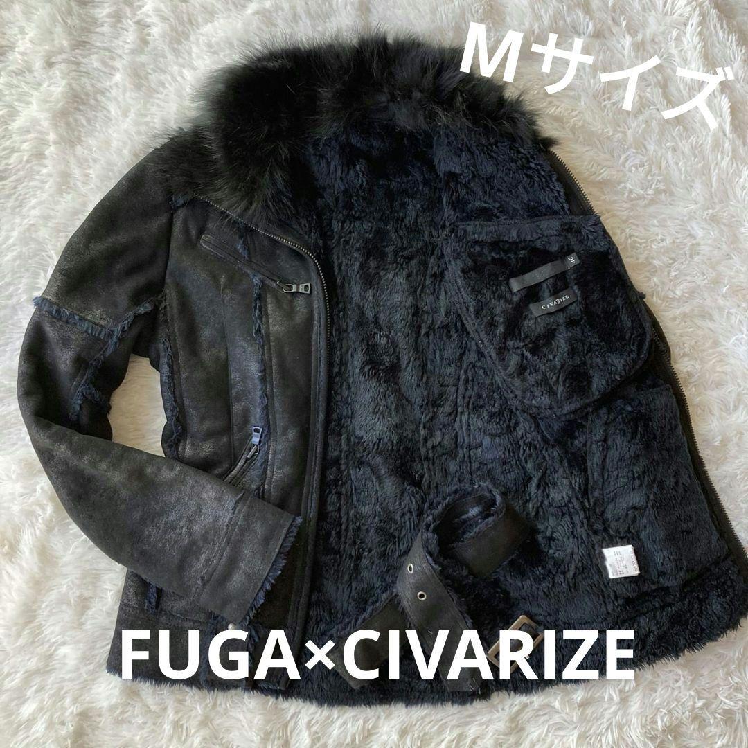 FUGA×CIVARIZE フーガ シヴァーライズ ラクーンファージャケット M