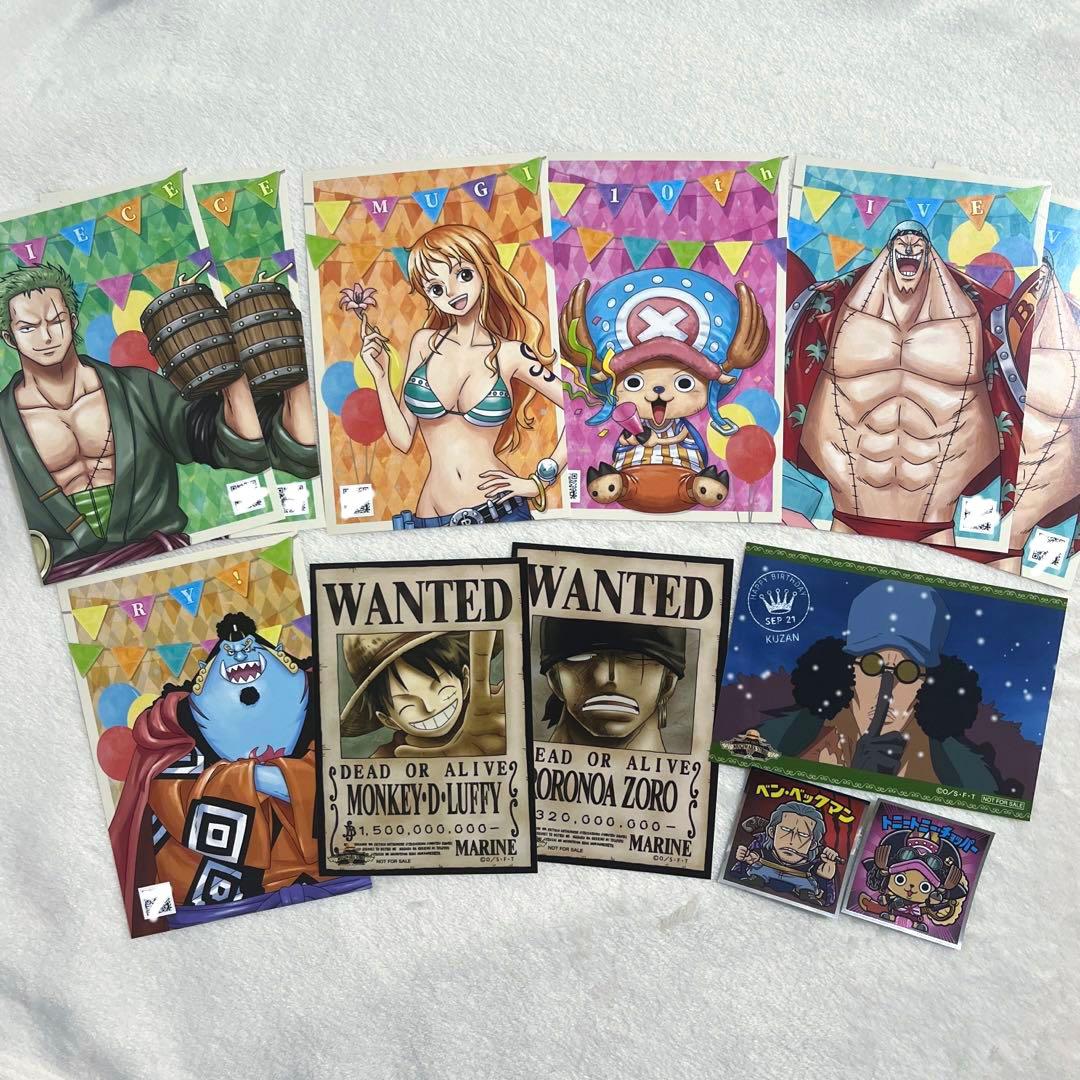 ONE PIECE 麦わらストア アニバーサリーポストカードセット 10周年記念