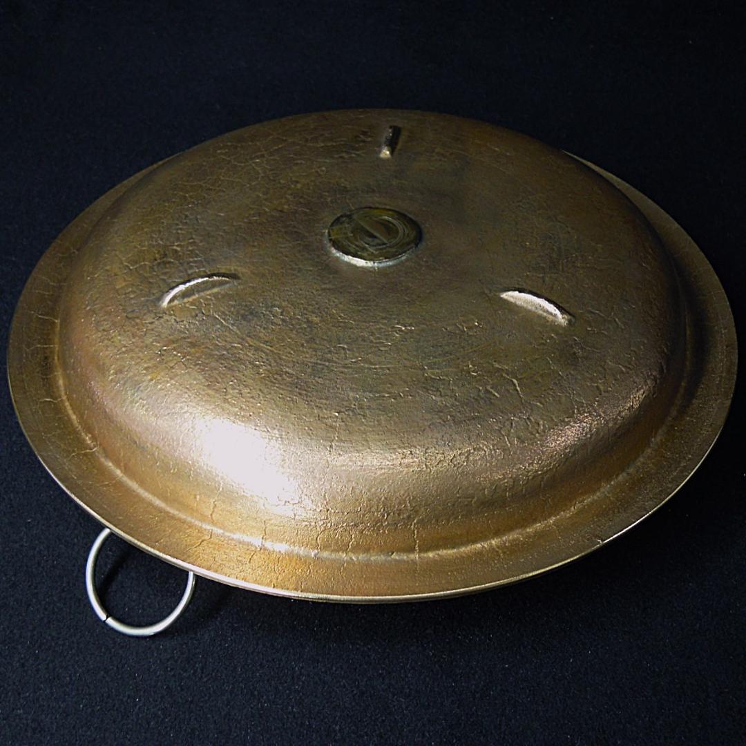 平井鋳造所 砲金鍋 すき焼鍋 1.85kg 在銘 美品 栞 化粧箱に訳有