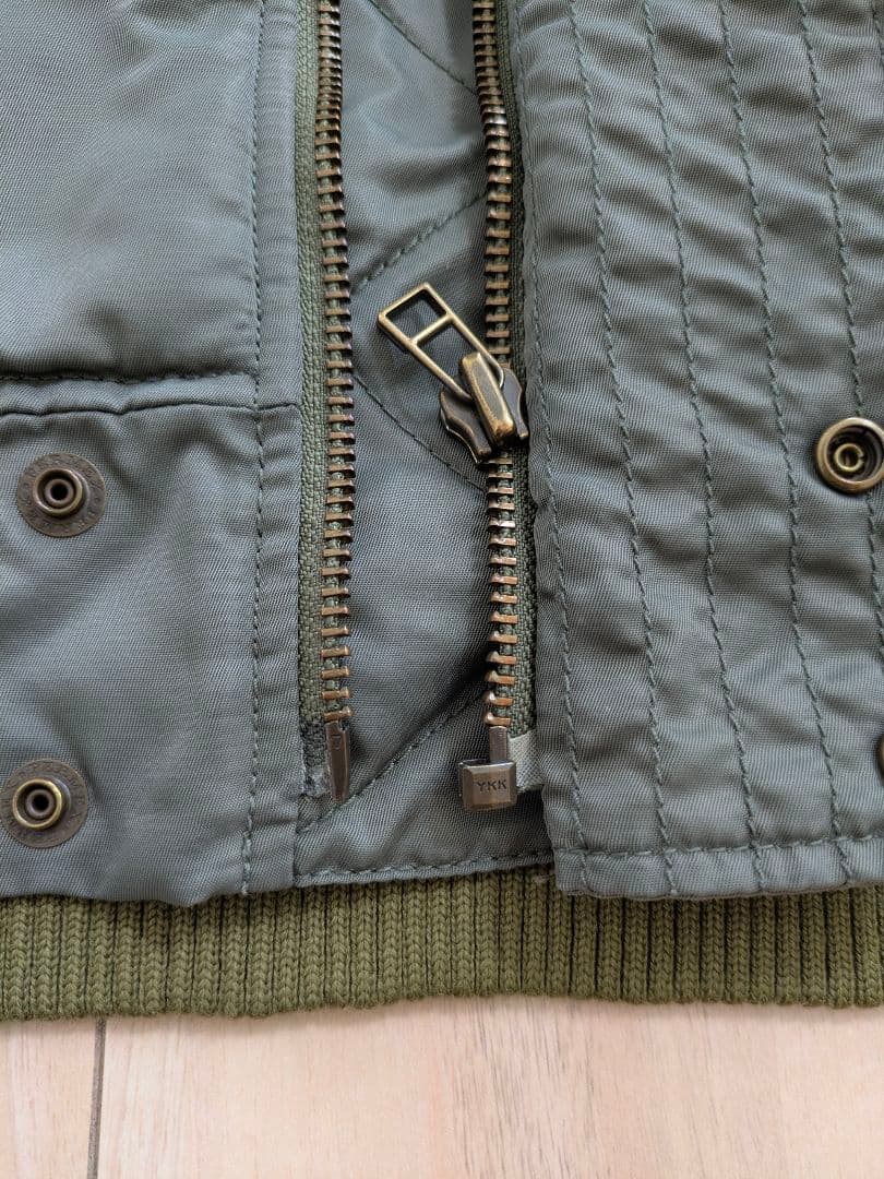 Schott×VICTIM ヴィクティムコラボ N2-B オリーブ 42 XL - メルカリ