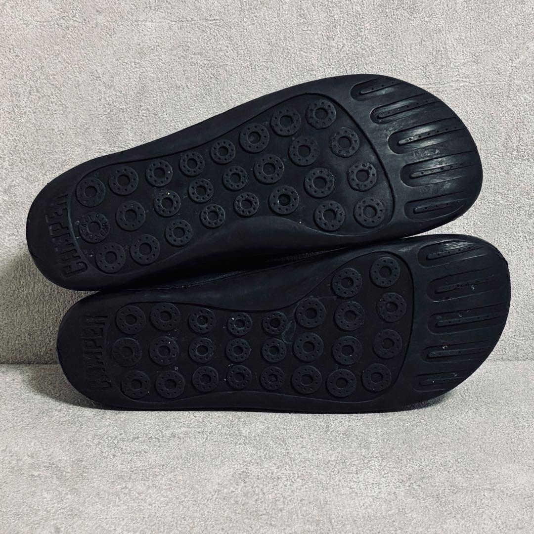 カンペール スニーカー レースアップ 黒26.5 27 レザー - メルカリ