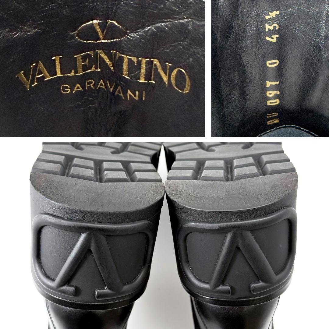 定価16万【極美品】ヴァレンティノ Vロゴ 28.5 厚底 サイドゴアブーツ