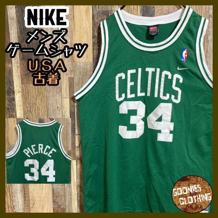 ナイキ NBA セルティックス バスケ チームロゴ ユニフォーム USA古着