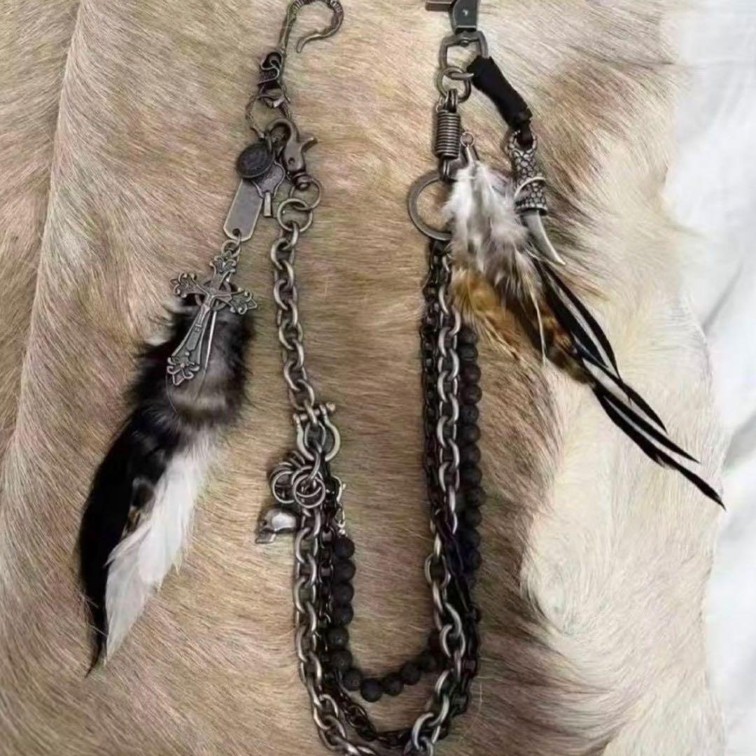 kmrii系 vkei フェザーウォレットチェーン archive - メルカリ