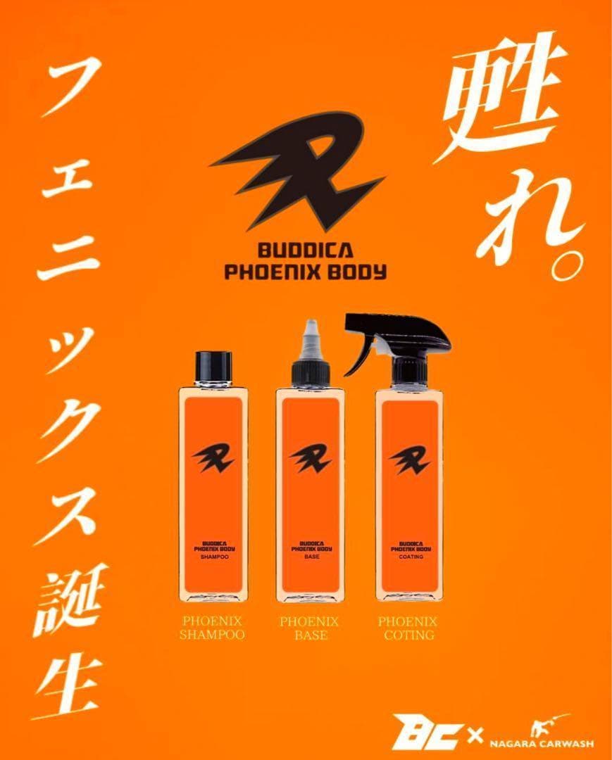 ながら洗車 3点セット フェニックスシリーズ ながら洗車 バディカ 艶