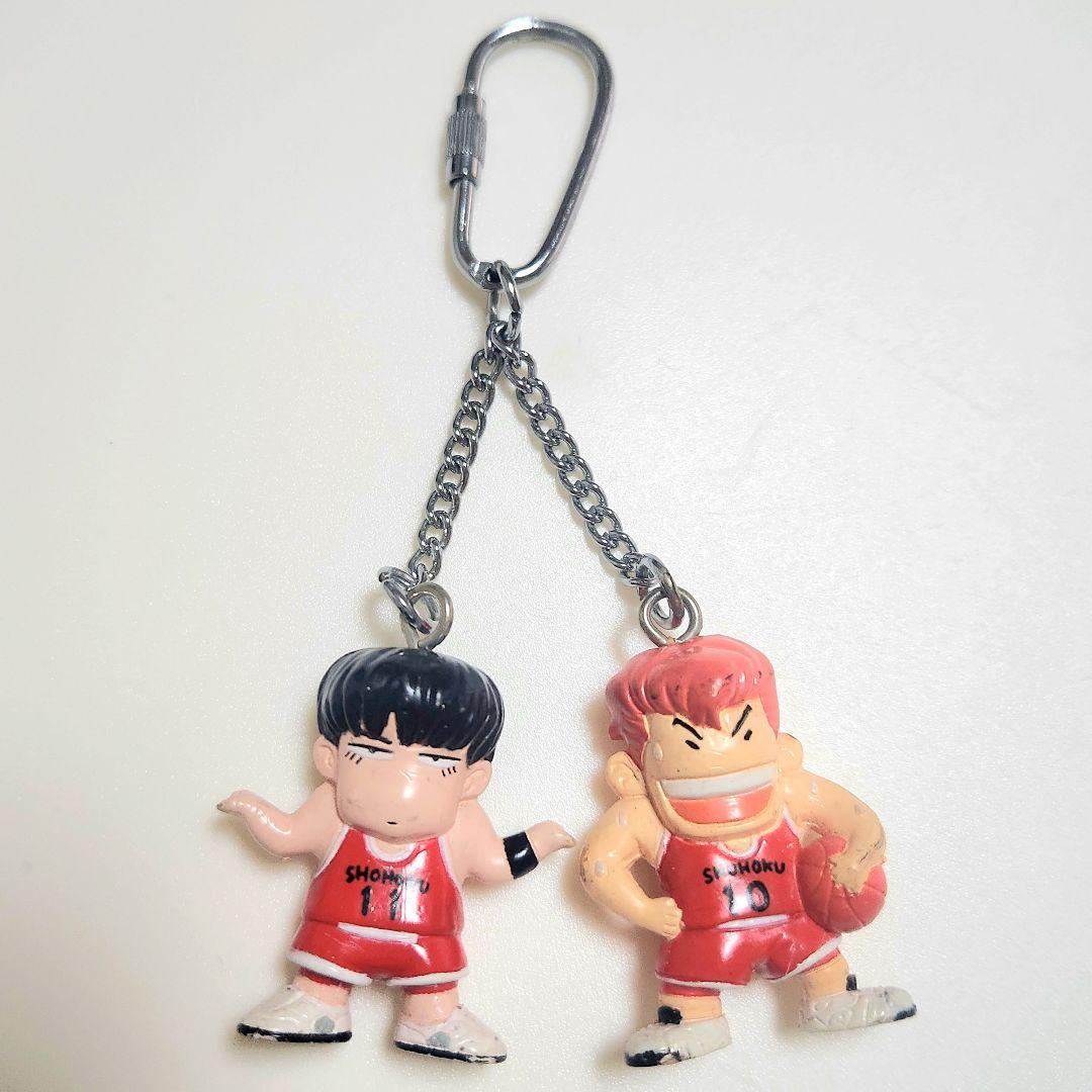 希少】スラムダンク ＊ コミカル ダブル キーホルダー2 桜木花道 流川