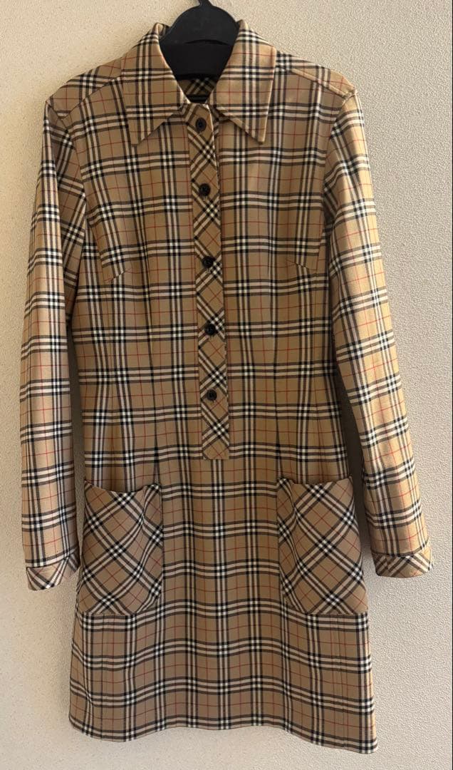 バーバリーブルーレーベルの初期のお宝ハウスチェックワンピース 中古・古着通販】Burberry's BLUE LABEL (バーバリーズ ブルーレーベル