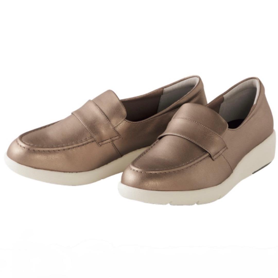 シャルレ ウエルネス スマート タウンシューズ ブラウニッシュゴールド