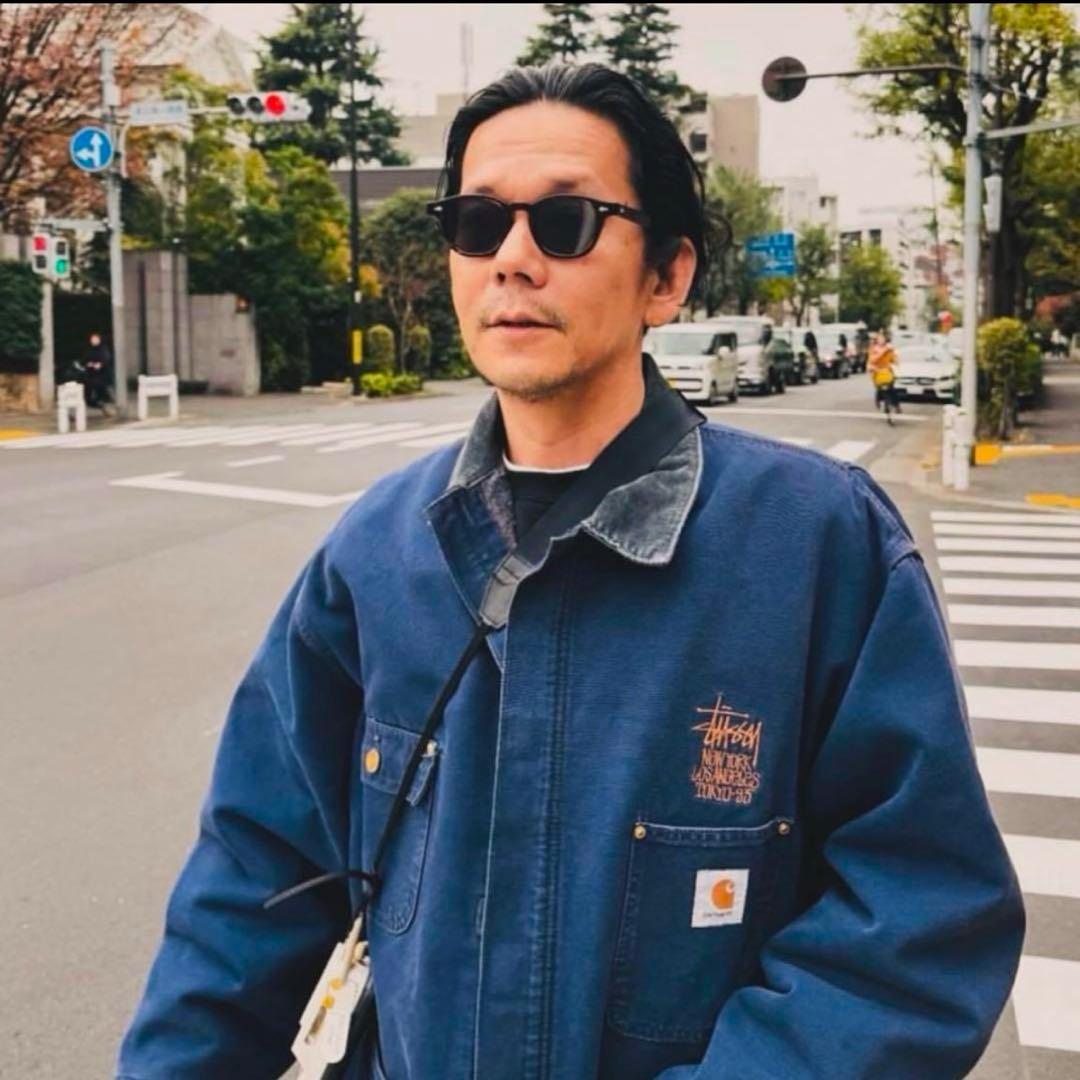 80s カーハート ジップ チョアコート ネイビーブルー 野村訓市 - メルカリ