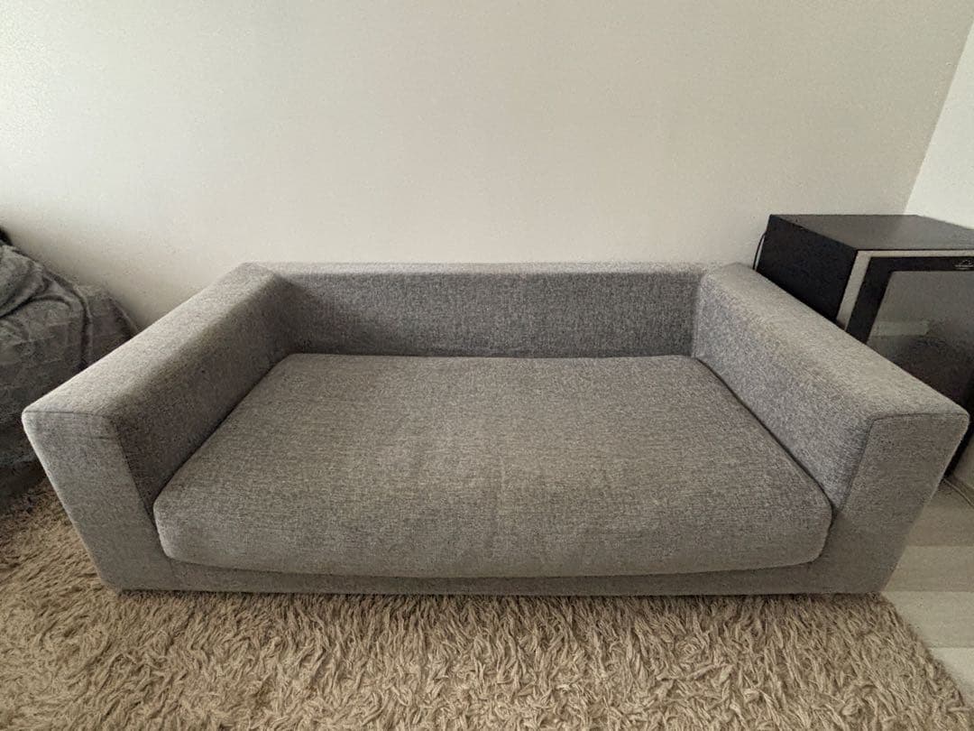 LIVING HOUSE】当時の価格30万・カバリングソファ・羽毛・2.5人用