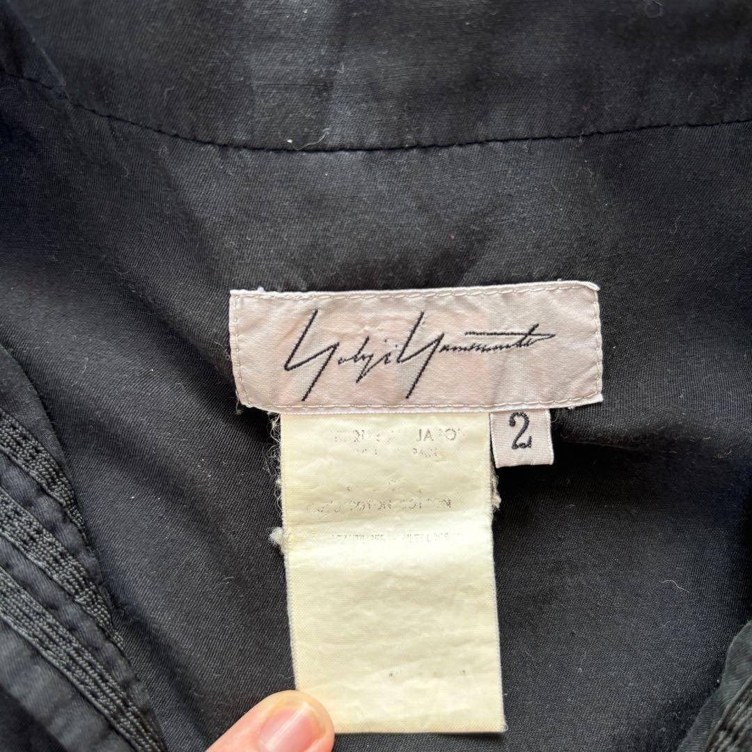 Yohji yamamoto 80s 90s アーカイブ シルク セーラーシャツ Yohji 90s