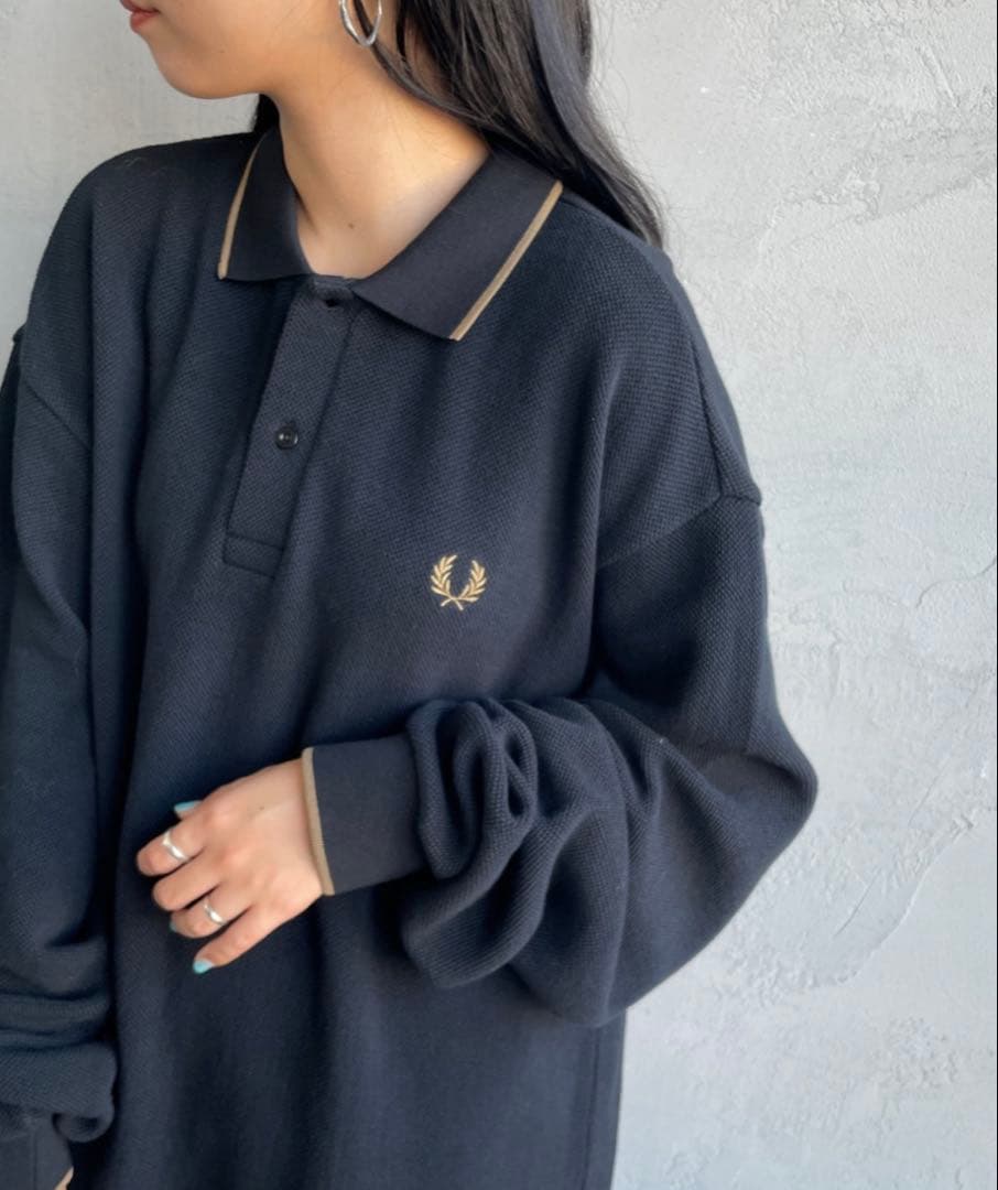 FRED PERRY 別注 ワンポイントロゴ刺繍 ロングスリーブポロシャツ FRED PERRY（フレッドペリー）の「[FRED PERRY/フレッドペリー] 別注