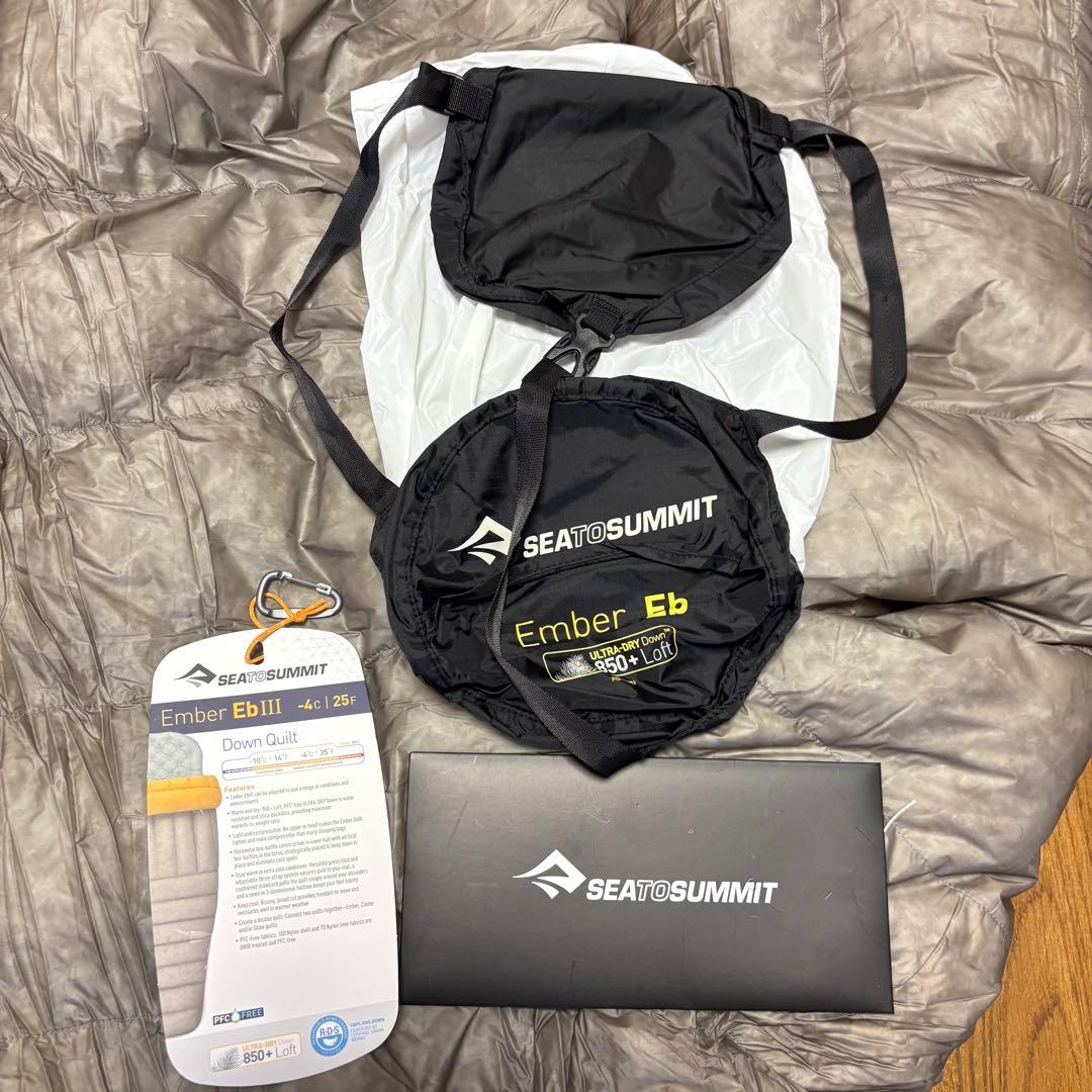 【新品】SEA TO SUMMIT エンバーEbIII -10～-4℃ キルト