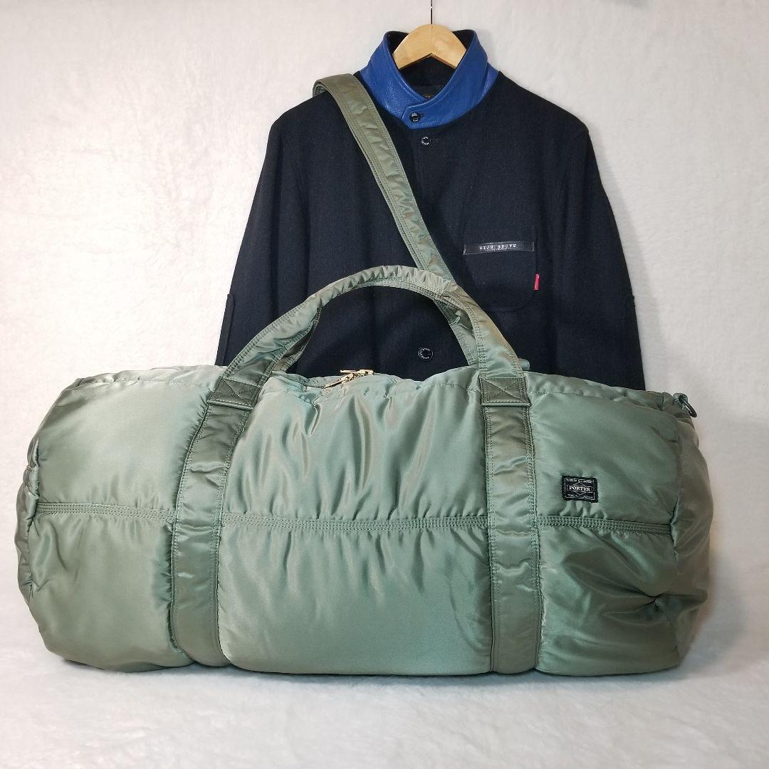 廃盤 極美品 ポーター タンカー ダッフルバッグ 2way セージ 超特大 XL
