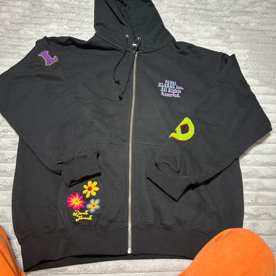 XLARGE エクストララージ ジップパーカー 花 Lサイズ 未使用品 - メルカリ