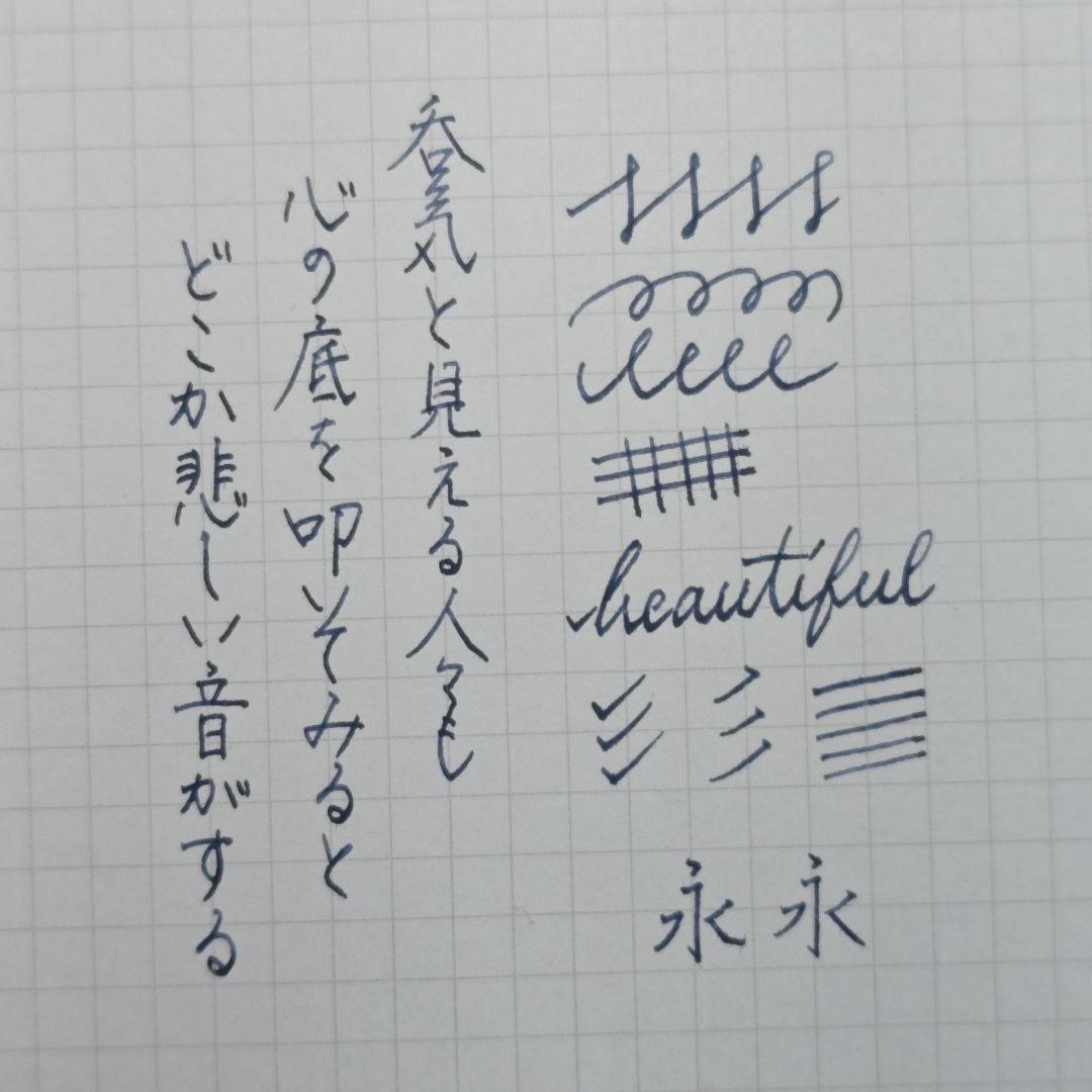 m*n様 【カスタム】パイロット カスタム74 SM(軟中字)→小太刀風研ぎ