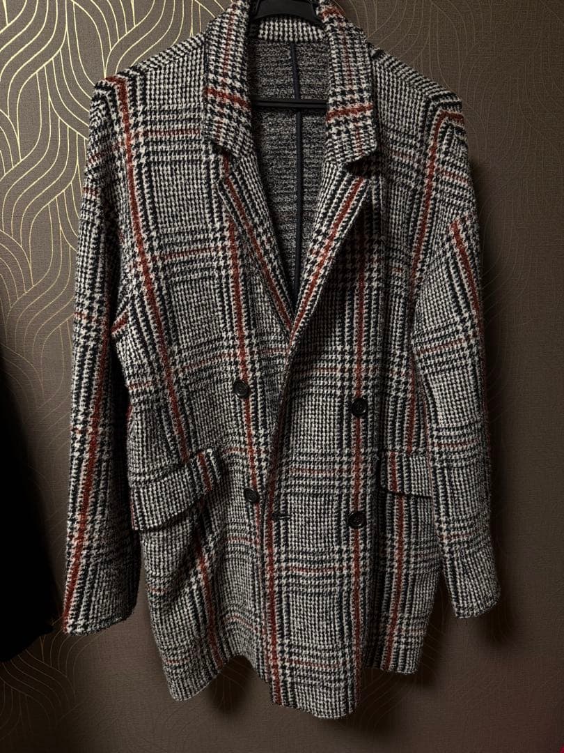 MACPHEE チェック柄 ダブルブレストジャケット